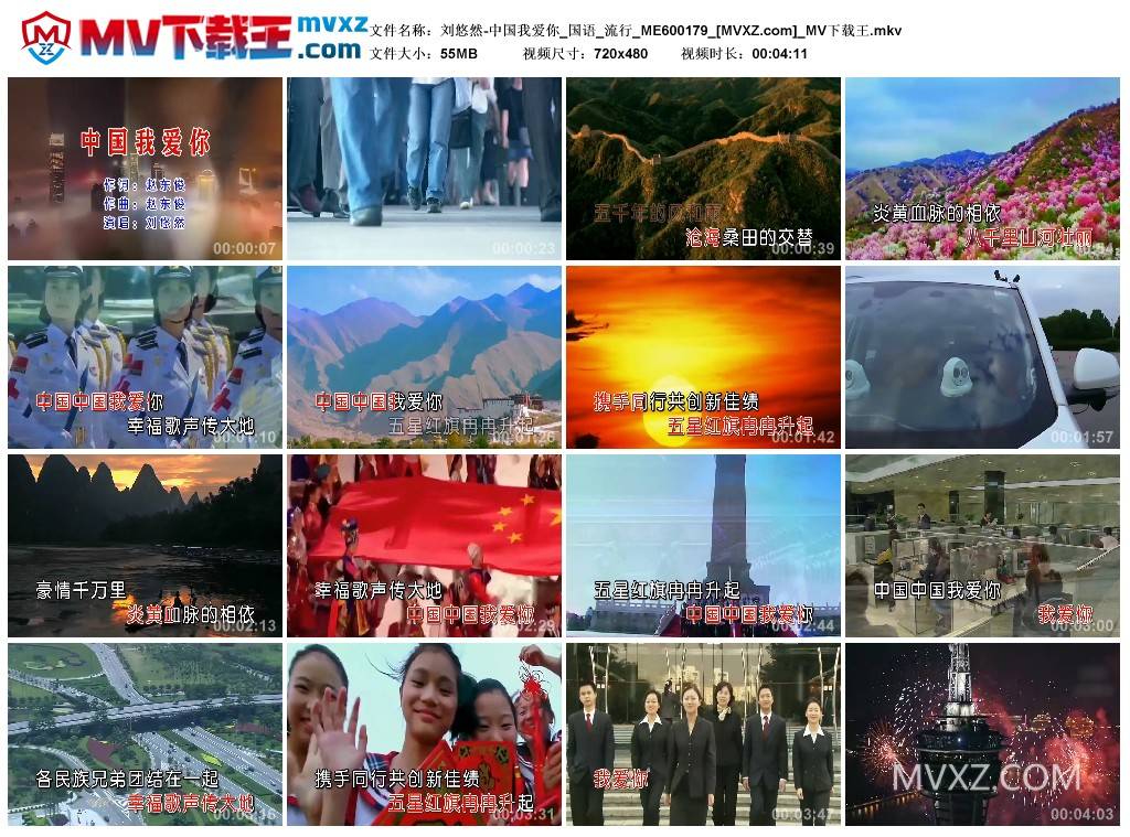 刘悠然-中国我爱你_国语_流行_ME600179